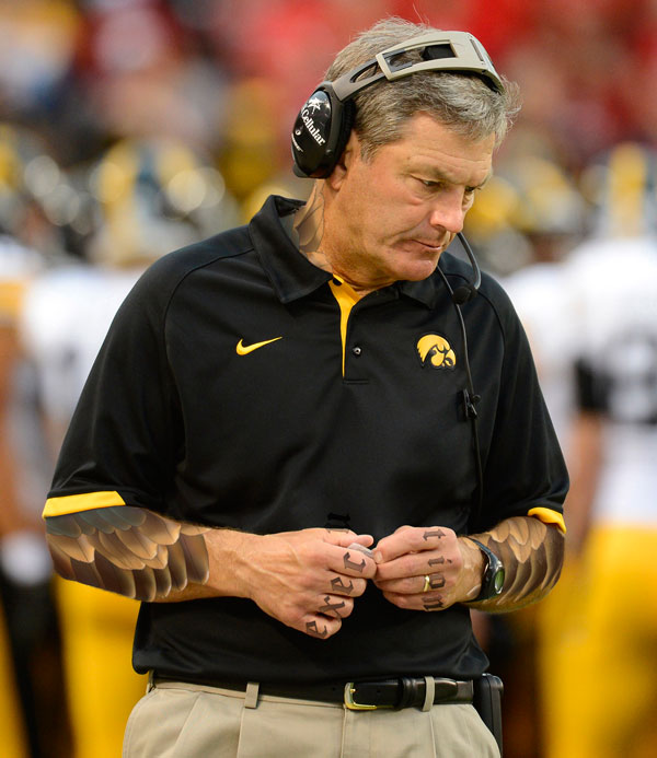 KIRK FERENTZ LOSES FRIENDLY WAGER, GETS FIRST TATTOO - Black Heart Gold Pants