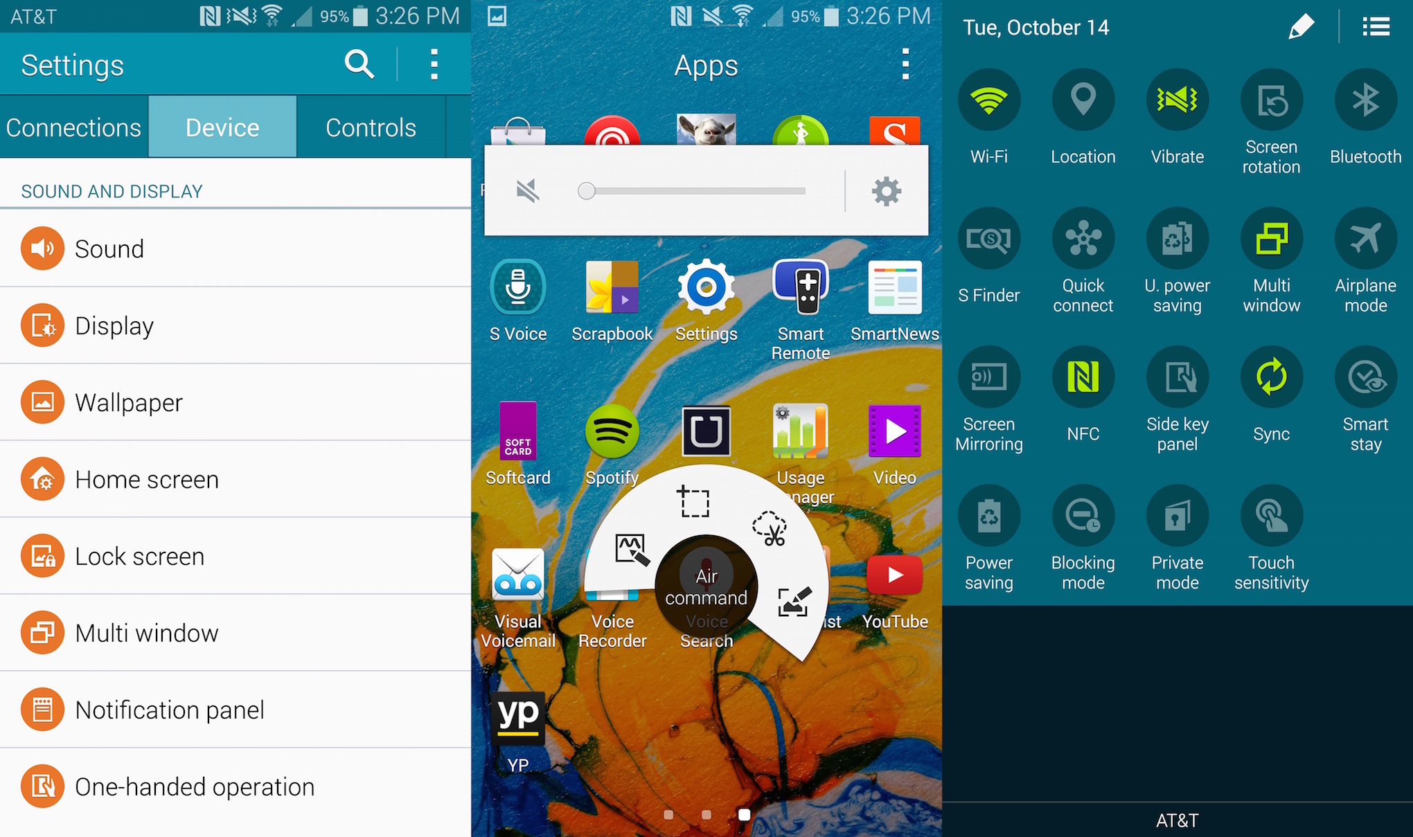Samsung Galaxy Note 4 screenshots