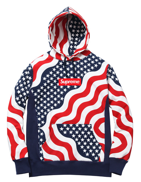 supreme american flag sweatshirt