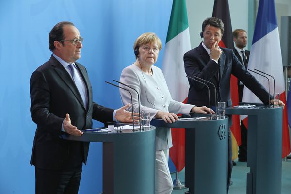 Hollande, Merkel, and Renzi lay down the law.