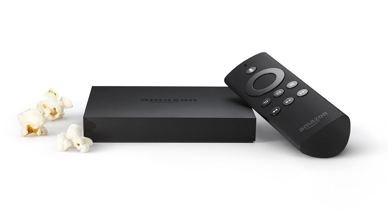 Amazon Fire TV + Remote + popcorn image 1280