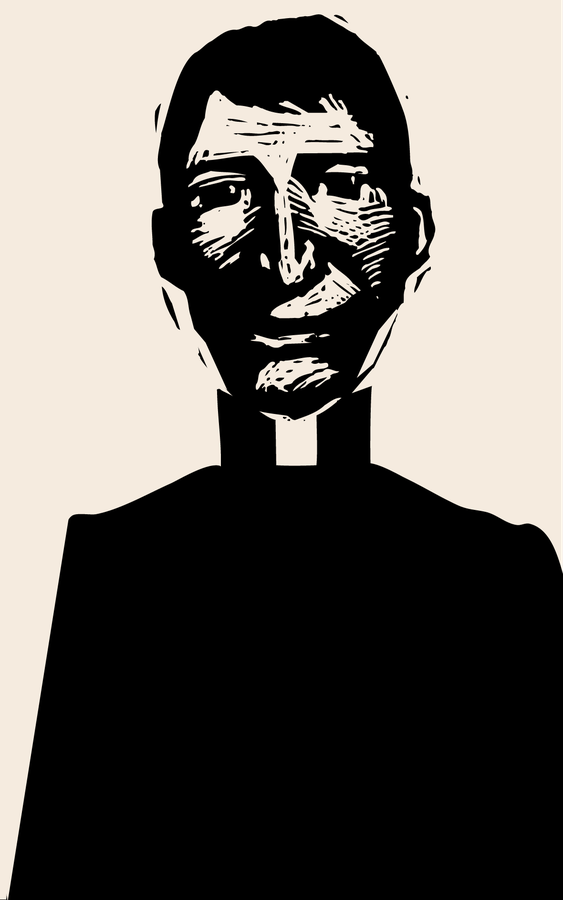 Illustration of a priest.