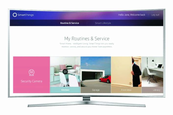 samsung smartthings tv, CES 2016