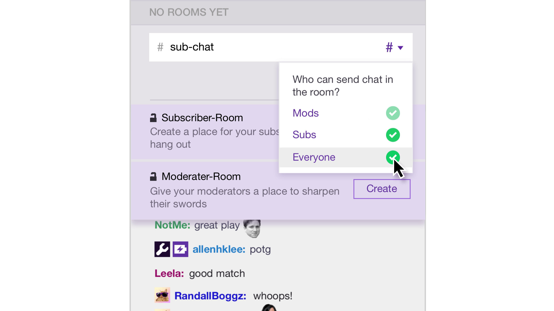 Chat mute twitch duration