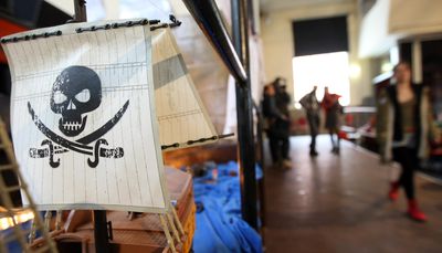 Pirate flag from Pirate Party event