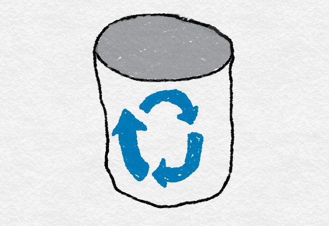 Windows 10 recycle bin drawing
