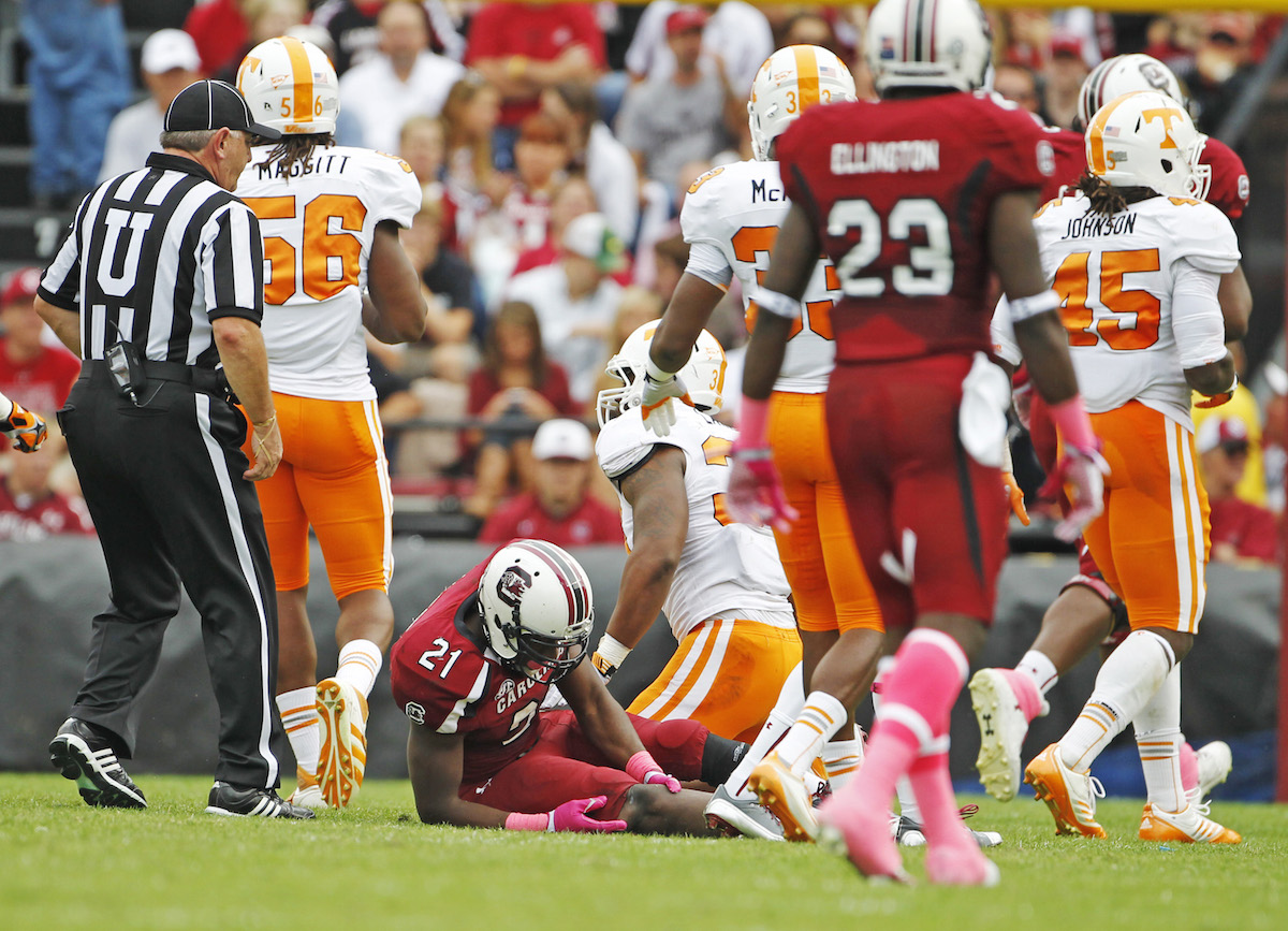 Marcus Lattimore suffers serious injury against Tennessee