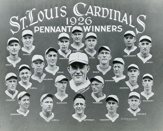 St. Louis Cardinals 1926 Pennant Winners